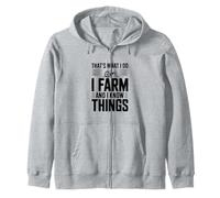 Eso es lo Que Hago Cultivo y sé Cosas Sudadera con Capucha