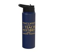 Eso es lo que hago Enseño historia y sé cosas - Historia Stainless Steel Insulated Water Bottle