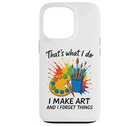 Eso es lo que hago Hago arte y olvido cosas Artista Cerebro Carcasa para iPhone 13 Pro
