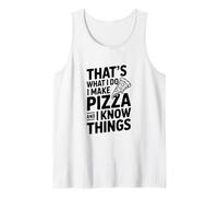 Eso es lo Que Hago Hago Pizza y sé Cosas Camiseta sin Mangas