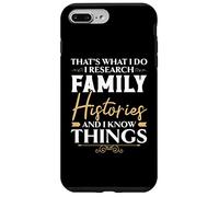 Eso es lo Que Hago Investigo Historias Familiares Y Sé Cosas Carcasa para iPhone 7 Plus/8 Plus
