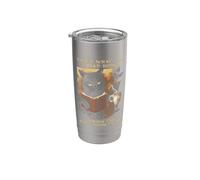 Eso es lo que hago Leo Libro Bebo té y sé cosas Vaso térmico de acero inoxidable de doble pared