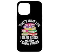 Eso es lo Que Hago Leo Libros Sé Cosas Carcasa para iPhone 13 Pro MAX