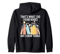 Eso es lo Que Hago Leo Libros Sé Cosas Sudadera con Capucha