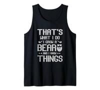 Eso es lo Que Hago Me Crece la Barba y sé Que Las Cosas aman la Barba Camiseta sin Mangas