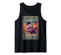 Eso es lo Que Hago Tejer Tomo té y sé Cosas Camiseta sin Mangas