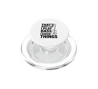 Eso es lo Que Hago Toco el bajo y pienso Cosas PopSockets PopGrip para MagSafe