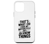Eso es lo Que Hago yo conduzco mi Moto y sé Cosas Carcasa para iPhone 12 Mini