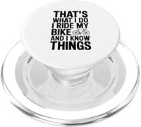 Eso es lo Que Hago Yo monto mi Bicicleta y sé Cosas PopSockets PopGrip para MagSafe