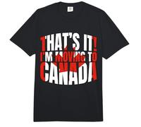 Eso es lo Que me Mudo a Canadá Funny Canadian Love Canada Comfort Colors Adult Heavyweight T-Shirt