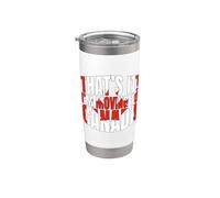 Eso es lo que me mudo a Canadá Funny Canadian Love Canada Vaso térmico de acero inoxidable de doble pared