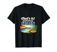 Eso es lo Que me Mudo a España Humor Divertido de Viajes en español Camiseta