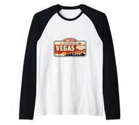 Eso es lo Que me Mudo a Las Vegas Estilo audaz Divertido Viaje Camiseta Manga Raglan