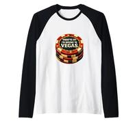 Eso es lo Que me Mudo a Las Vegas Estilo audaz Divertido Viaje Camiseta Manga Raglan