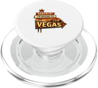 Eso es lo Que me Mudo a Las Vegas Estilo audaz Divertido Viaje PopSockets PopGrip para MagSafe