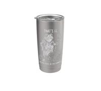 Eso es lo que vas a ir en el jardinero de rana de abono Vaso térmico de acero inoxidable de doble pared