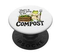 Eso es lo Que Vas en el Compost PopSockets PopGrip Adhesivo