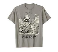 Eso es Todo lo Que Vas en el abono Funny Raccoon Gardener Camiseta