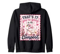 Eso es Todo lo Que Vas en el Compost Goose Scooter Sudadera con Capucha