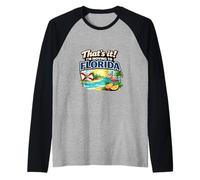 Eso es Todo, me mudaré a Florida Humor de Viaje Divertido Reubicarse Camiseta Manga Raglan