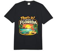 Eso es Todo, me mudaré a Florida Humor de Viaje Divertido Reubicarse Comfort Colors Adult Heavyweight T-Shirt