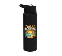 Eso es todo, me mudaré a Florida Humor de viaje divertido Reubicarse Stainless Steel Insulated Water Bottle