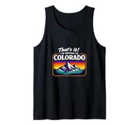 Eso es Todo, me Mudo a Colorado Divertido Estilo de Vida al Aire Libre zumbido Camiseta sin Mangas