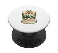 Eso es Todo, me Mudo a Colorado Divertido Estilo de Vida al Aire Libre zumbido PopSockets PopGrip Adhesivo