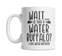 ¿Eso Es Un Búfalo De Agua? Me Encantan Los Búfalos De Agua. Tazas De Desayuno Duradero Tazas De Cerámica Con Asa Taza De Café Para Espresso Leche Cappuccino 330Ml