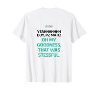 Eso fue estresante - Funny Motorsport Cita #12 Backprint Camiseta