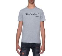 Eso Fue Lo Que Ella Dijo Camiseta De Manga Corta con Cuello Redondo Gris para Hombre T-Shirt Short Sleeve Grey Crewneck tee For Men