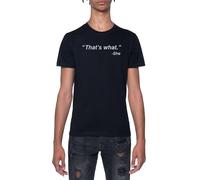 Eso Fue Lo Que Ella Dijo Camiseta De Manga Corta Negra con Cuello Redondo para Hombre T-Shirt Short Sleeve Black Crewneck tee For Men