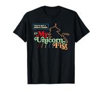 Eso no es un Dedo Medio, es mi puño de Unicornio Cita Camiseta