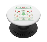 Eso no fue Muy basado en Datos de ti suéteres feos de Navidad PopSockets PopGrip Adhesivo