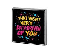 Eso no fue muy basado en datos de tu parte. Elegantes broches cuadrados, botones, insignias, solapa sin costuras para cualquier ocasión.