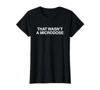 Eso no fue un Meme Adulto obsceno Divertido y desquiciado de microdosis Camiseta gráfica económica, Mujer, Negro, S