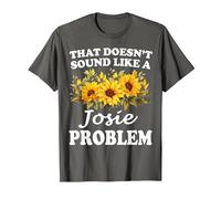 Eso no Suena como una Chica Girasol Problema Josie Camiseta, Hombre, Asfalto, 4XL