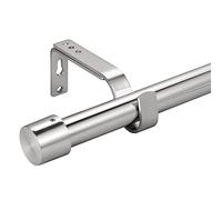 Eson Home Barras de cortina para ventanas, 28 a 56 pulgadas, juego de barras de cortina de empalme de 1 pulgada de diámetro, barras de cortina resistentes de acero inoxidable con soportes ajustables