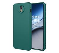 ESONG Silicona Líquida Funda Para Motorola Moto G7 Power,Carcasa Ultra Fina TPU Suave Caso Para niñas/mujeres,Delgada Antichoque Case,Protección de Cámara,con Forro de Microfibra Verde oscuro
