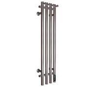 ESOP Radiador Toallero Eléctrico Baño Cromo 100 W | 950x257 mm WiFi Inteligente de Temperatura Constante Toallero Calentado para Baño, con 8 Ganchos