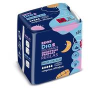 Esos Dias Compresas Ultrafina Noche con Alas, 10 Uds