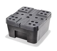 esotec Caja de filtro de estanque XL para bombas de estanque, incluye 2 esponjas de filtro, para bombas solares de estanque para sumergir en el estanque de jardín, caja de filtro 101732