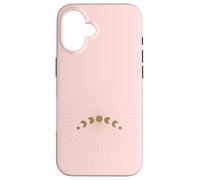 Esoteric Minimalist Moon Phases - Abstract Pink Moon Phases Carcasa para iPhone 16