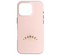 Esoteric Minimalist Moon Phases - Abstract Pink Moon Phases Carcasa para iPhone 16 Pro