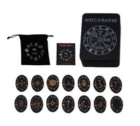 Esotérica De Paganas - Juego Completo con Manual Ilustrado | Accesorios Místicos De Madera para Práctica Espiritual, Meditación Guiada, Energía, Magia Oculta Y Desarrollo