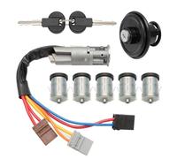ESOTO Juego de cerradura Kit de interruptor de encendido 4162F4 4162L9 4162S1 4162-S1 Apto for Citroen Jumpy Apto for Peugeot Expert Apto for Fiat Scudo Barriles de cerradura de puerta