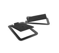 esouch - Soporte para bocina, 2 unidades, inclinados para monitores de estudio Edifier MR4 y PreSonus Eris E3.5 (negro)