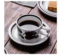 ESOUY Taza de café Taza de Niña Pintada a Mano Exquisita Taza de café con Oreja Colgada Juego de té retro para el hogar Ambiente Regalo de Boda Regalo de Cumpleaños de Moda Taza de té Mediana