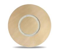ESOYAWE Lazy Susan Redondo Bandeja De Servicio De Mesa, Placa Giratoria De Madera para Mesa De Comedor, Antideslizante Silencio Plataforma Rotatoria De 360°, Diámetro Ø 50 60 70 80 90 100 Cm