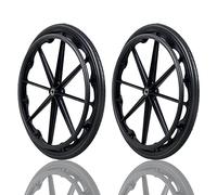 ESOYAWE Paquete De 2 Ruedas para Sillas De Ruedas 20 22 24 Pulgadas Rueda Trasera, Rueda Trasera De Silla De Ruedas Manual No Neumática, Recambio De Ruedas para Sillas De Ruedas con Rodamiento (Size